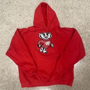 University of Wisconsin ‘Bucky the Badger’ Hoodie Size M